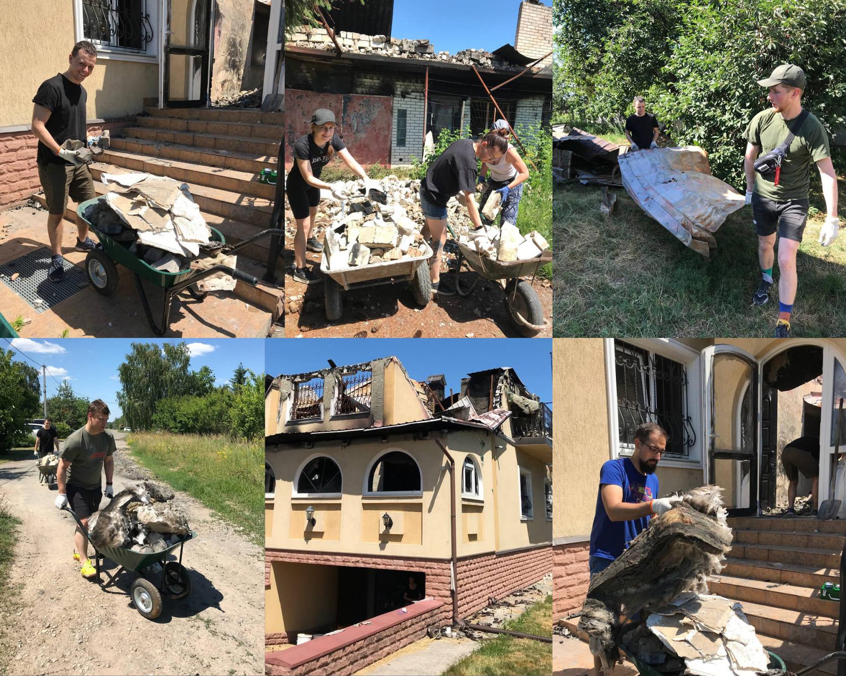 Команда Join.To.IT допомогла відновити зруйнований будинок